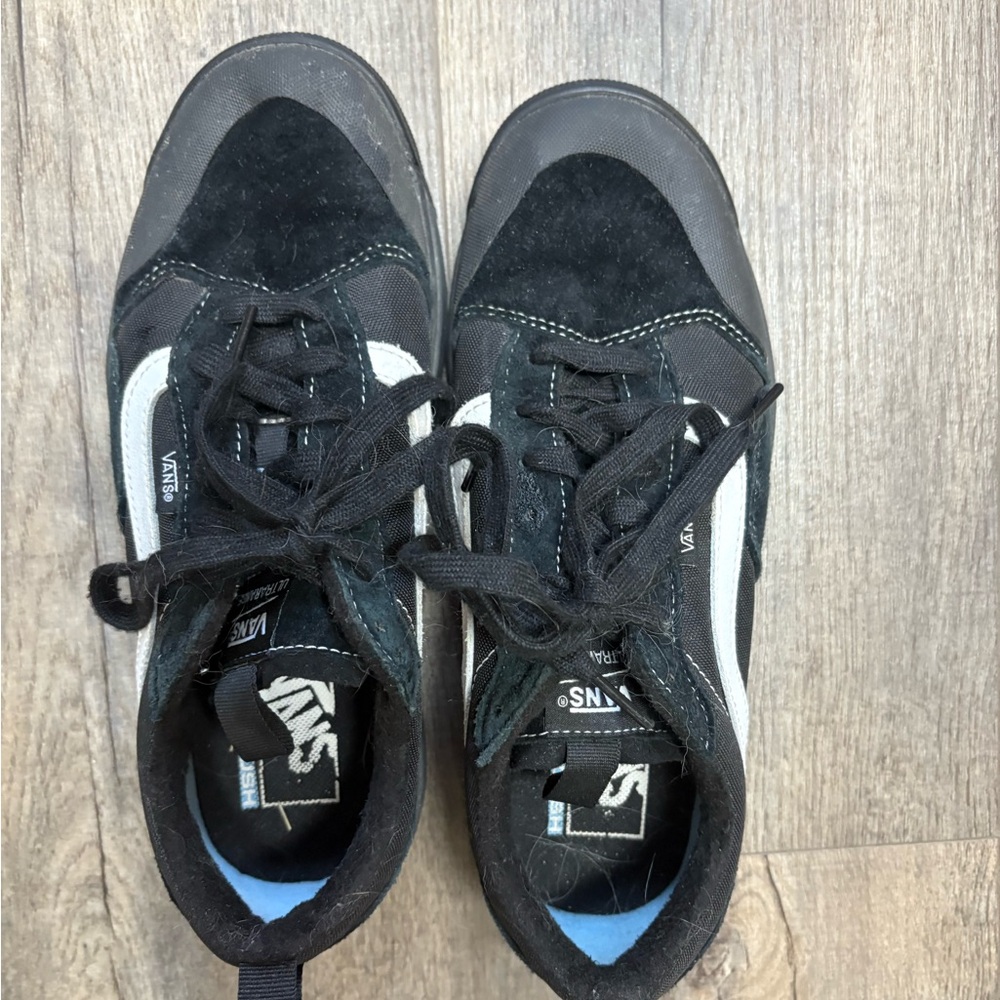 Vans Black and White Low-Top Sneakers